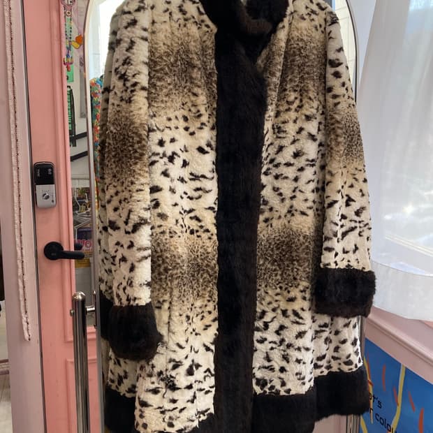 레오파드 퍼 코트 made in paris !