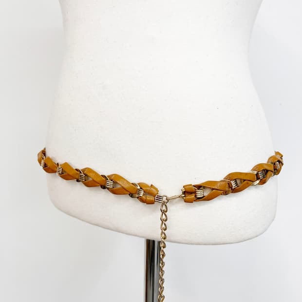 빈티지 레더 벨트