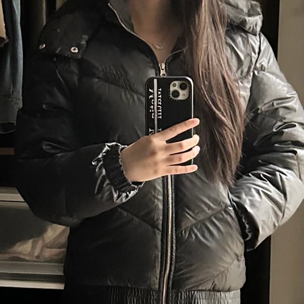 아디다스 슬림 덕다운 패딩