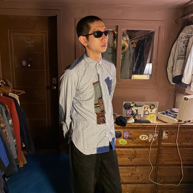 JUNYA WATANABE MAN PATCHWORK SHIRT