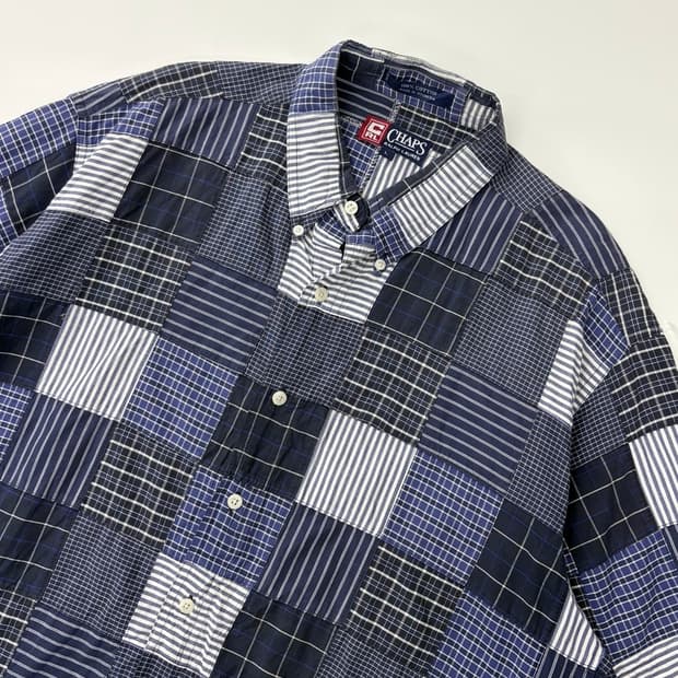 Chaps Ralph Lauren 챕스 마드라스 패치워크 셔츠 