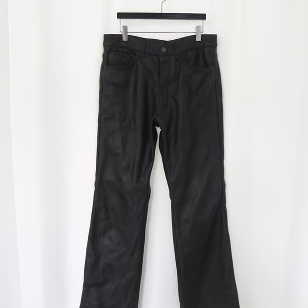 vintage leather boots cut pants
