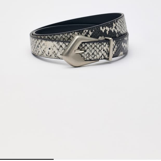 킴마틴(마뗑킴) 파이톤 레더 벨트