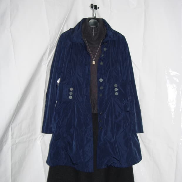 Nylone Navy Coat