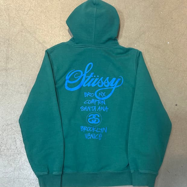 🫶🏻 스투시 Green 후드티 🫶🏻
