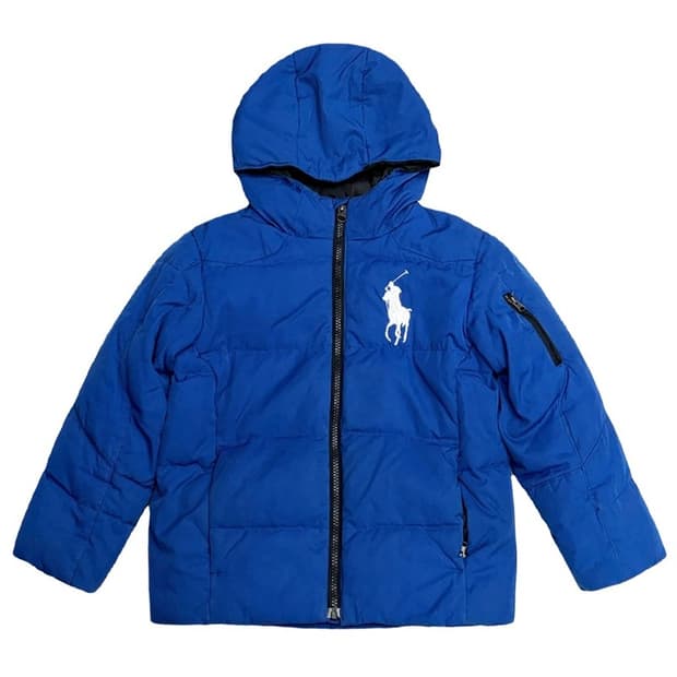 POLO 키즈 빅포니 블루 다운 패딩 7