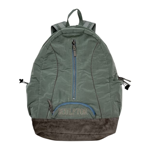 스컬프터 올드스쿨 슬라우치 백팩 가방 세이지 그린