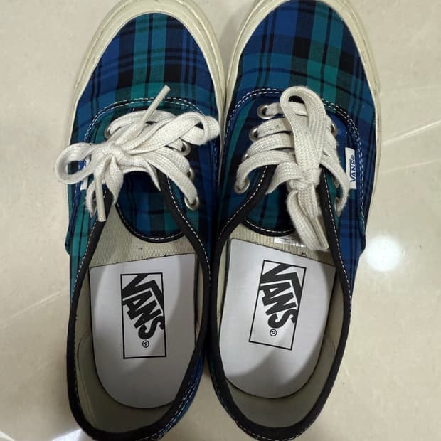 반스 타탄체크 230