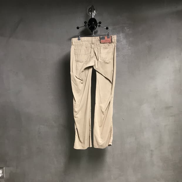 폴로 진스 성조기 코듀로이 팬츠 베이지 27/32(W)