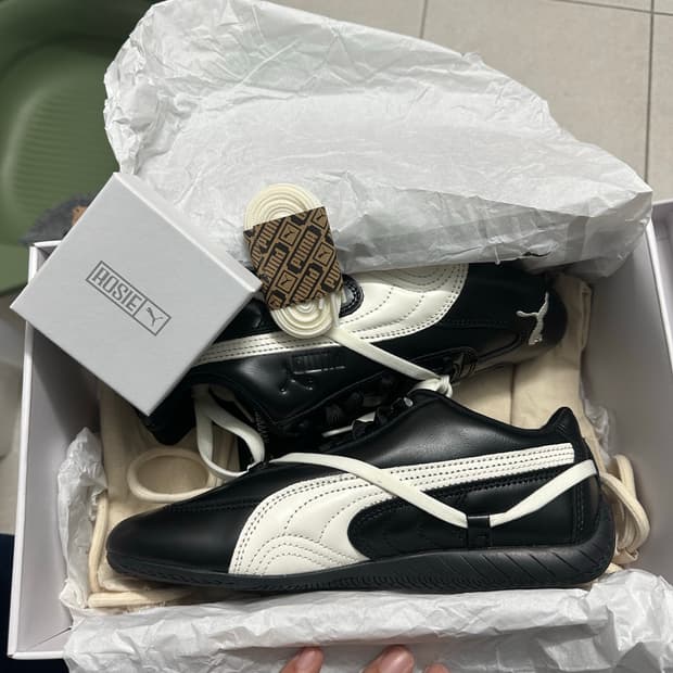 푸마 로제 스피드캣 블랙 235