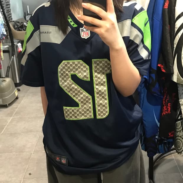 [NO.9] NFL 나이키 시호스크 반팔져지