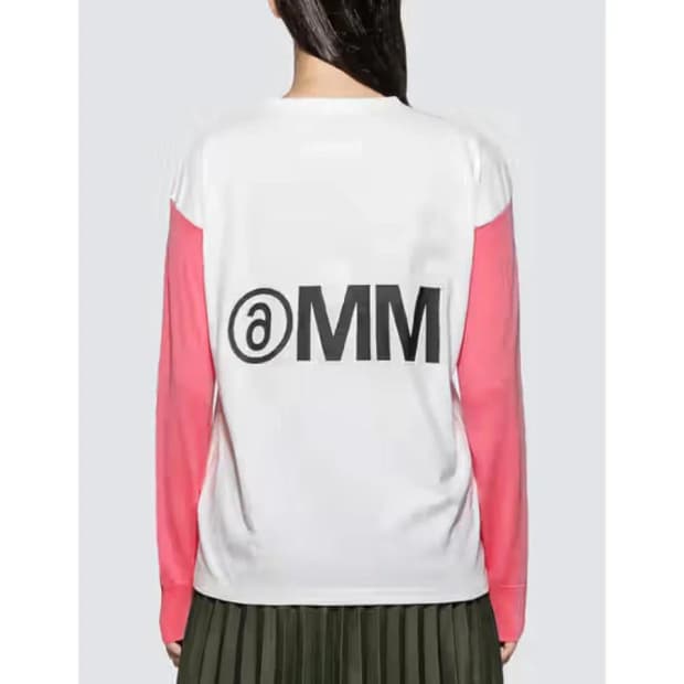 MM6 메종 마르지엘라 로고 스웨트 셔츠