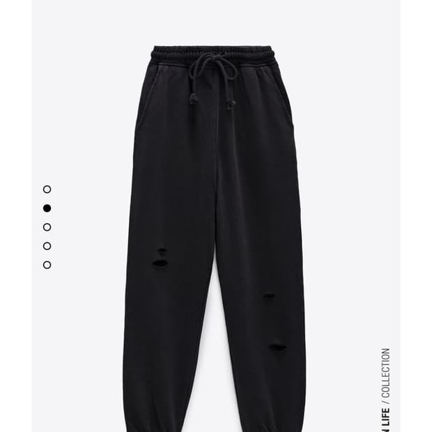 자라 디스트로이드 조거 팬츠