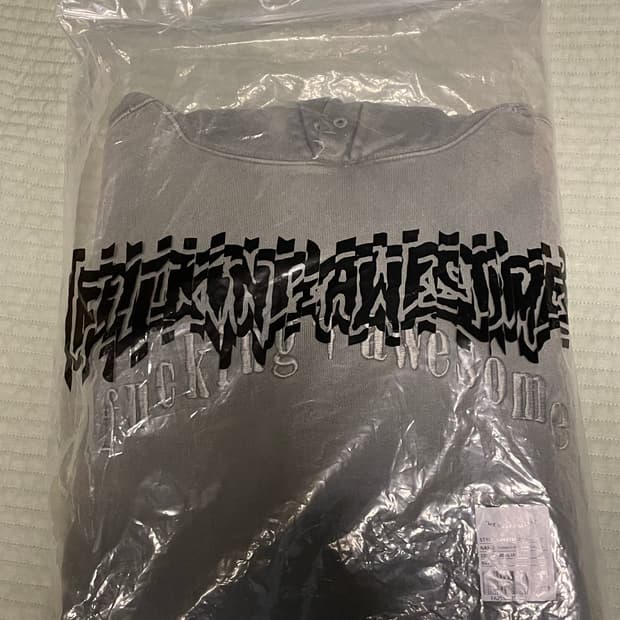 퍼킹어썸 선페이딩 후디 L 새상품