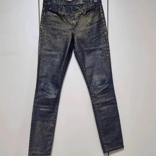 클럽모나코 골드 포일 여성 스니키진 00size