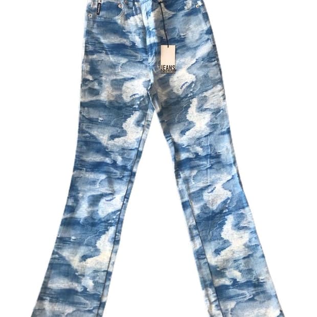 iceberg 90s trompe-l'œil denim