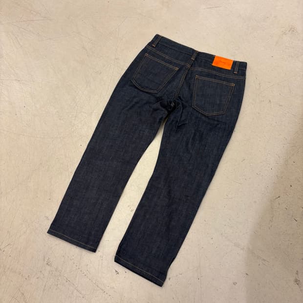 플랙 생지 데님 팬츠