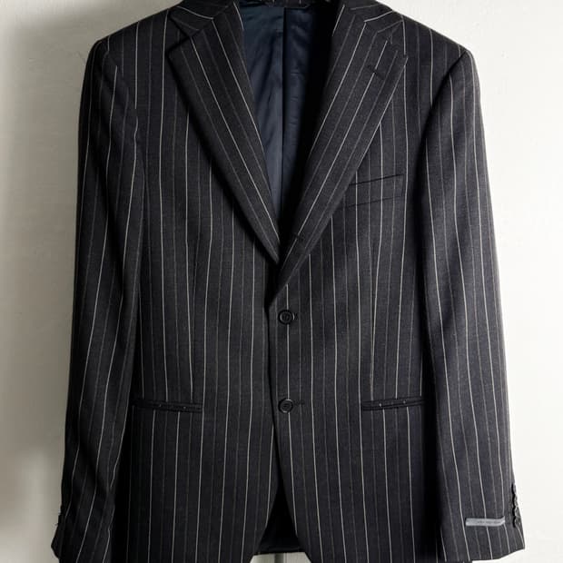 John Varvatos Striped Wool Blazer 