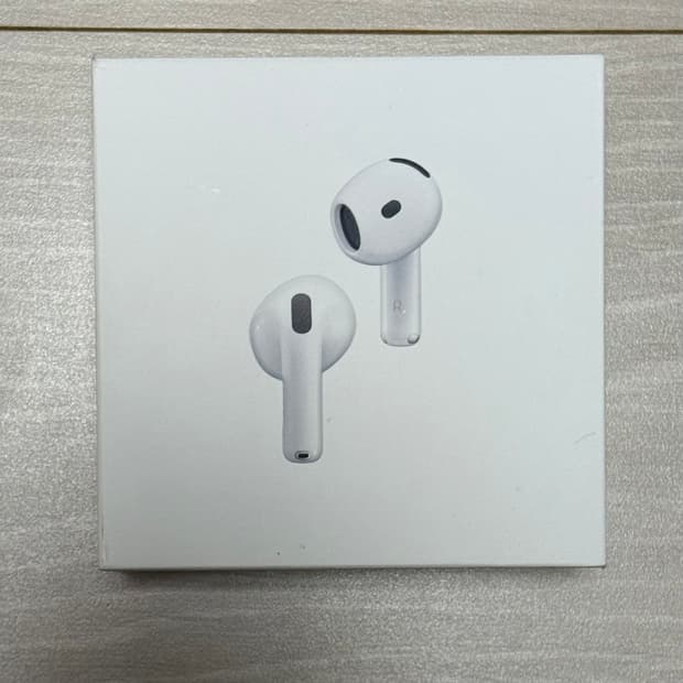 에어팟 4세대 기본형 미개봉 새상품 (노캔X)