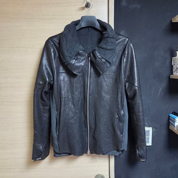 san263-1  수소봉제 커스텀 레더 자켓