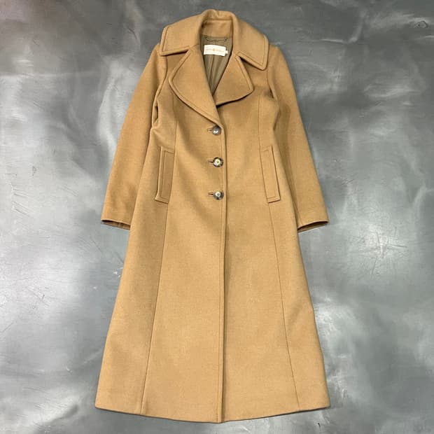  토리버치 울혼방 더블 롱 코트 y15625