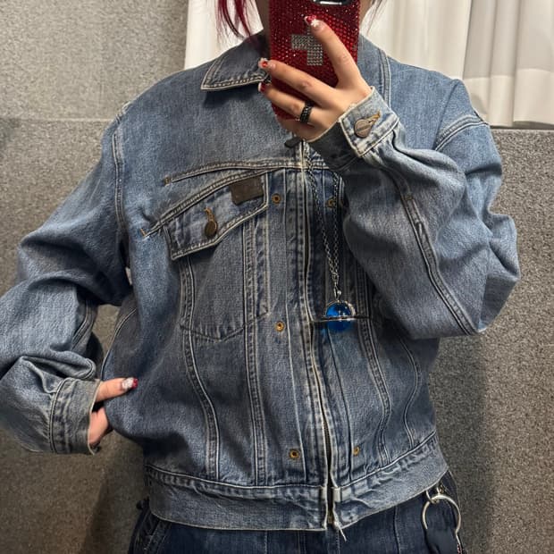 MARITHE FRANCOIS GIRBAUD 90s jean jacket