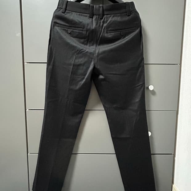 SYSTEM 검정색 슬랙스