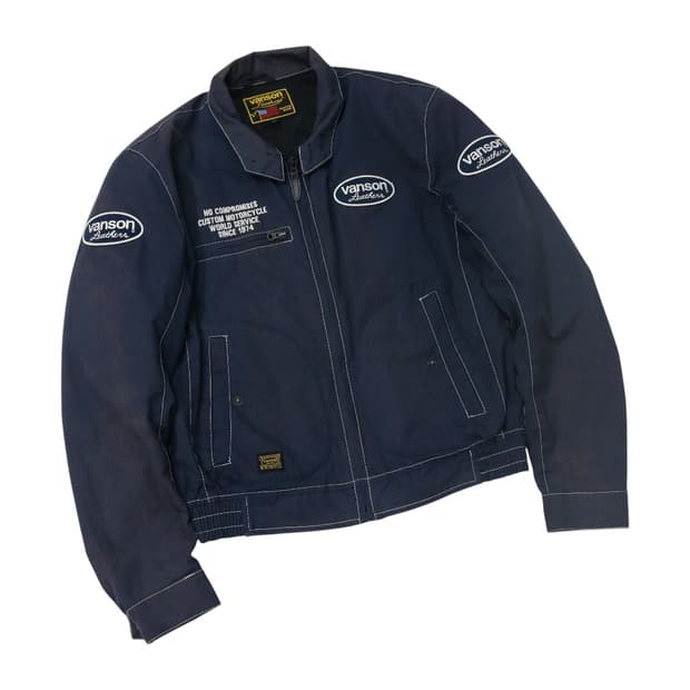 밴슨 빈티지 레이싱 자켓