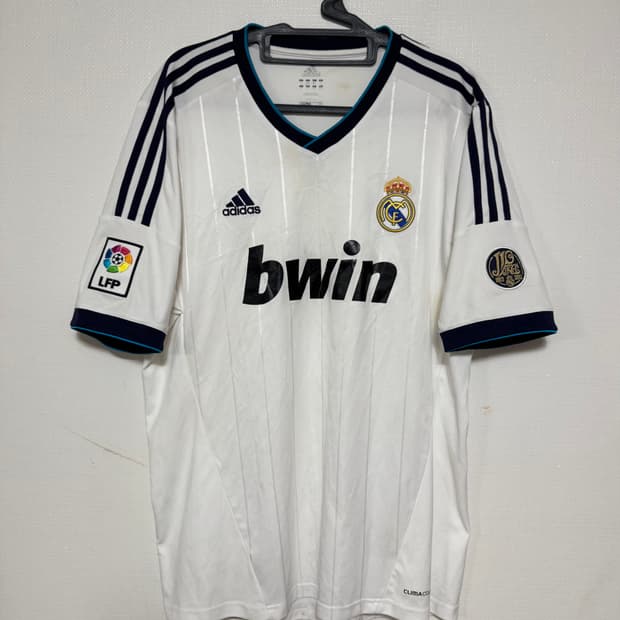 XL 아디다스 레알 마드리드 12-13 홈 유니폼 반팔 노마킹