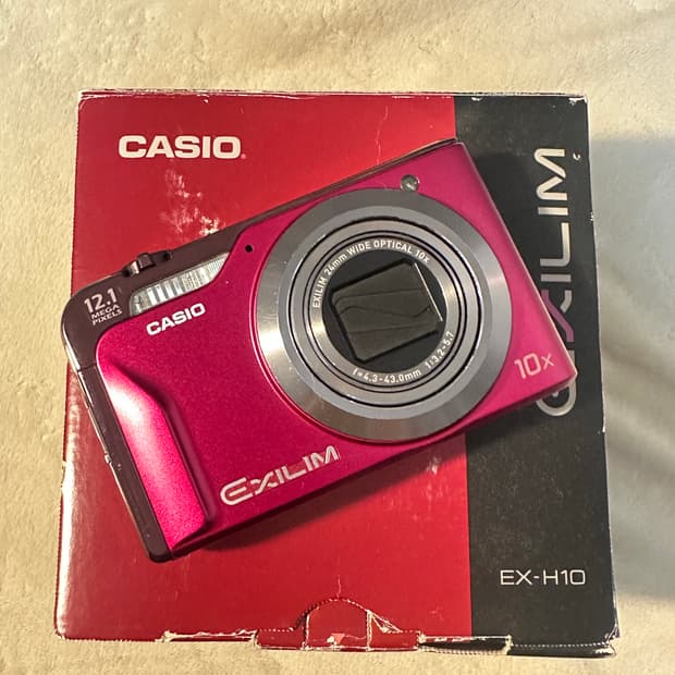 *풀박스* 카시오 엑슬림 h10 디카/디지털카메라 