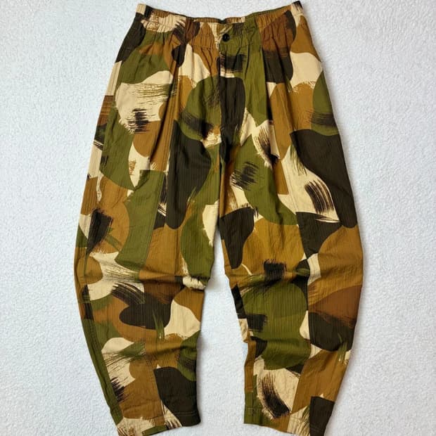 YMC 실비안 카모 플라쥬 투턱 팬츠 PN6025