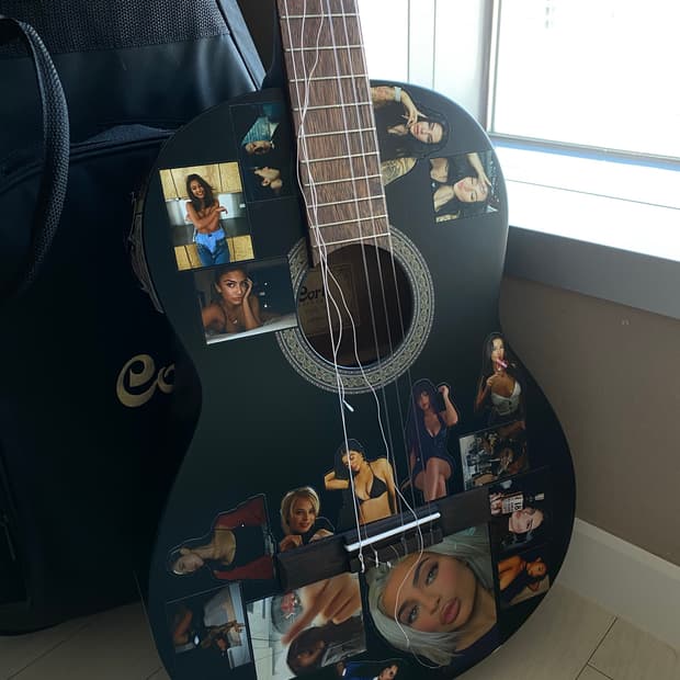 콜트 입문용 클래식 기타 블랙/검정 커스텀 [인테리어용 추천]