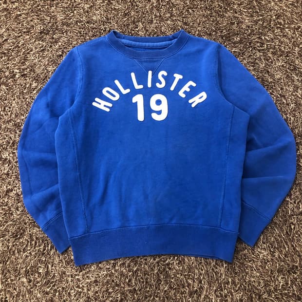 홀리스터 오버핏 로고 맨투맨