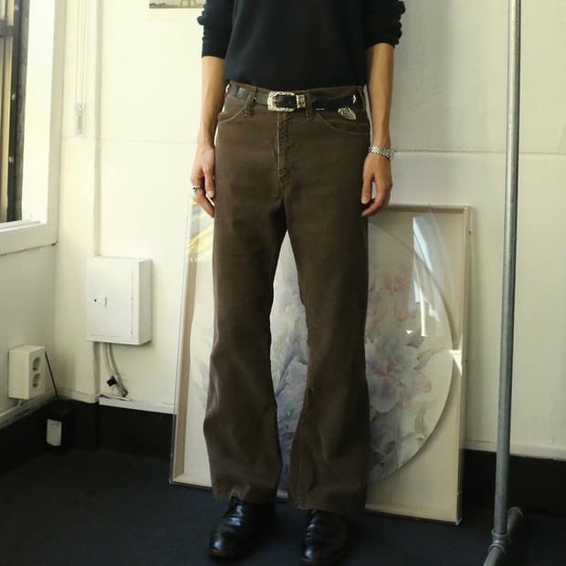 80s USA 리바이스 646 벨바텀 코듀로이 팬츠