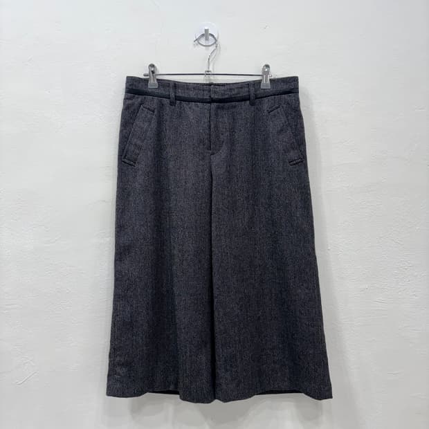 빈티지 8부 헤링본팬츠