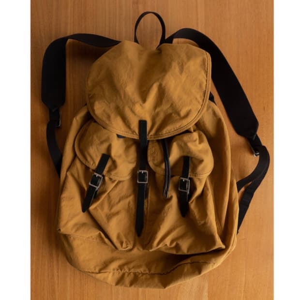 MHL 마가렛호웰 매트 럭색/백팩 (카멜&블랙)