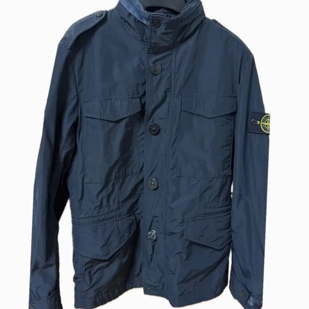 스톤아일랜드 마이크로랩스 자켓 네이비 S