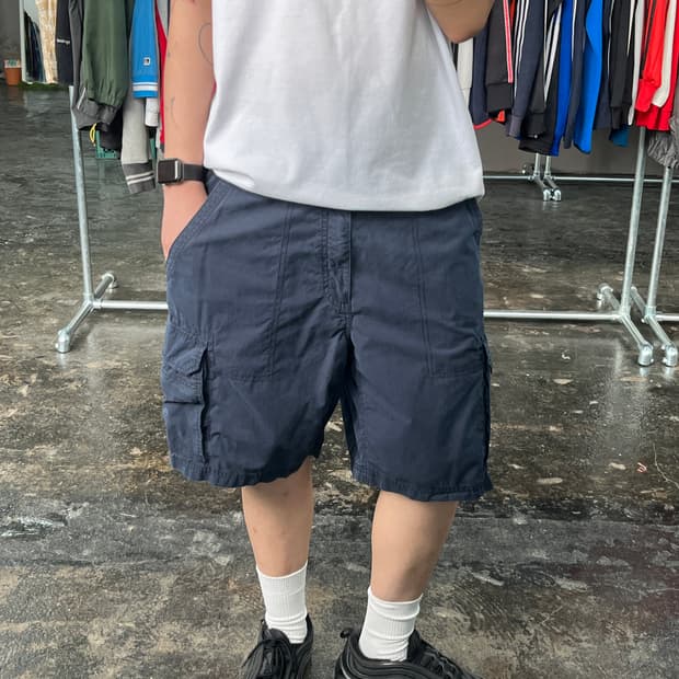  빈티지 카고 하프 팬츠