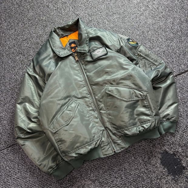 US 에어포스 C-4 MA-1 밀리터리 항공점퍼 3239