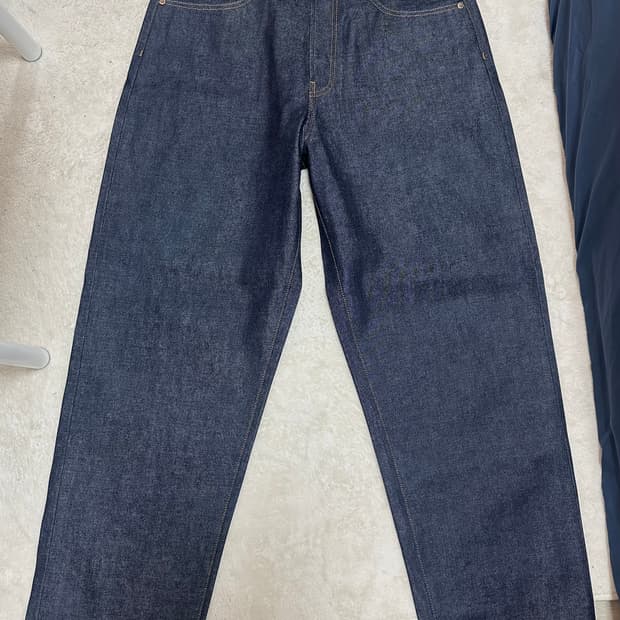 슈프림 리지드 배기 셀비지 진 34