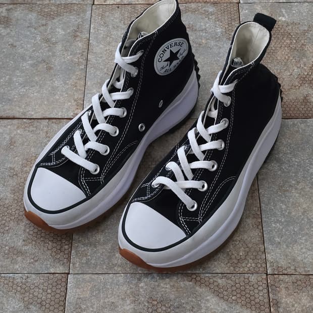 (240)컨버스 런스타 하이크 하이 검흰