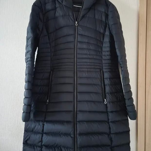 멜본 거위털 롱패딩