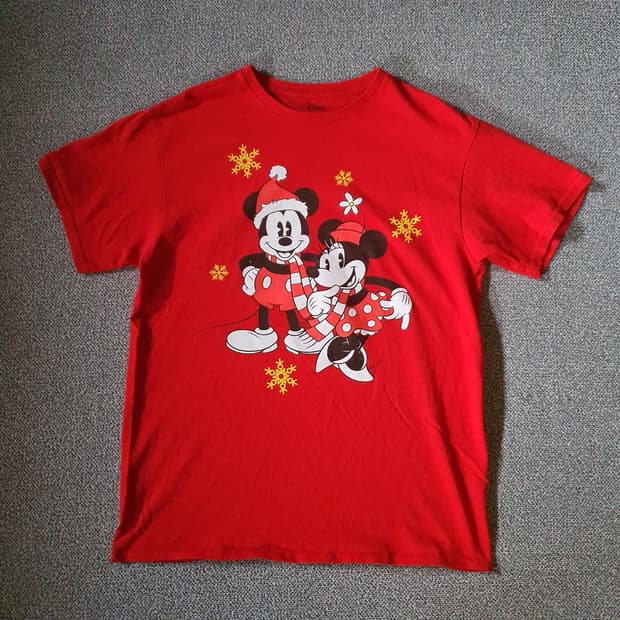 디즈니 크리스마스 미키 마우스 티셔츠 no.43