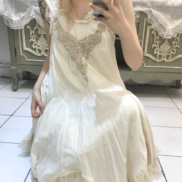 axes femme 아이보리 페어리 로맨틱 원피스