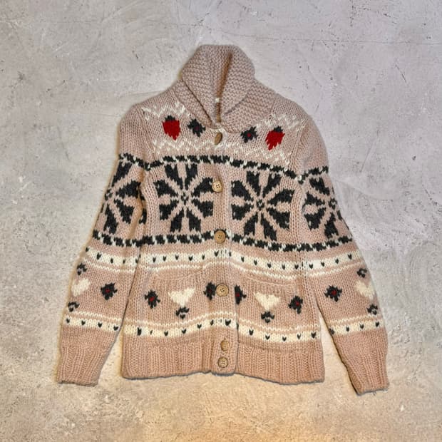 노르딕 패턴 가디건