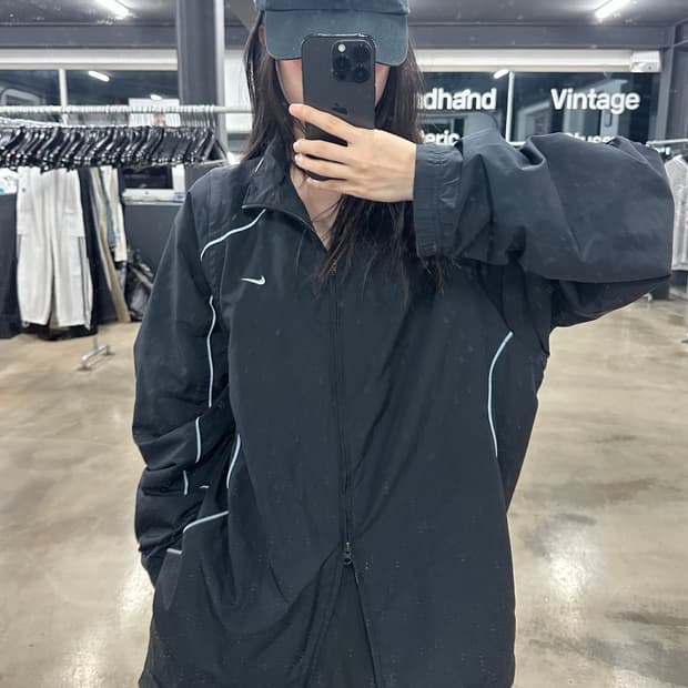 나이키 투웨이 소라 블랙 조끼&바람막이