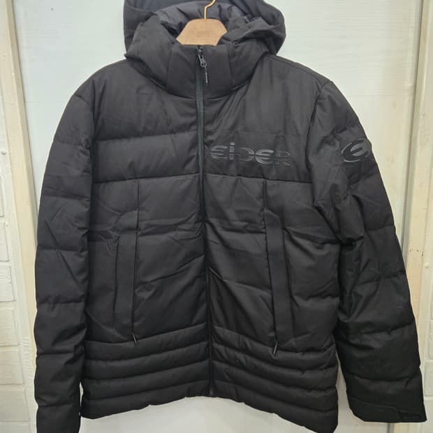 105,XL)) EiDER 아이더 거위털 올블랙 패딩!~