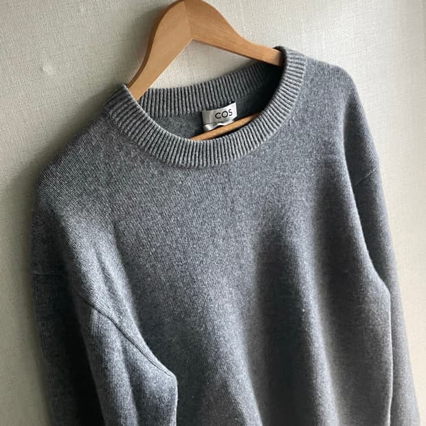 코스 COS 캐시미어 100% 니트 그레이 S(100-103)