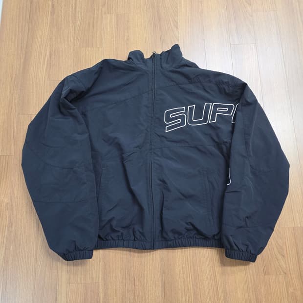 (L) 슈프림 커브 트랙 자켓 블랙