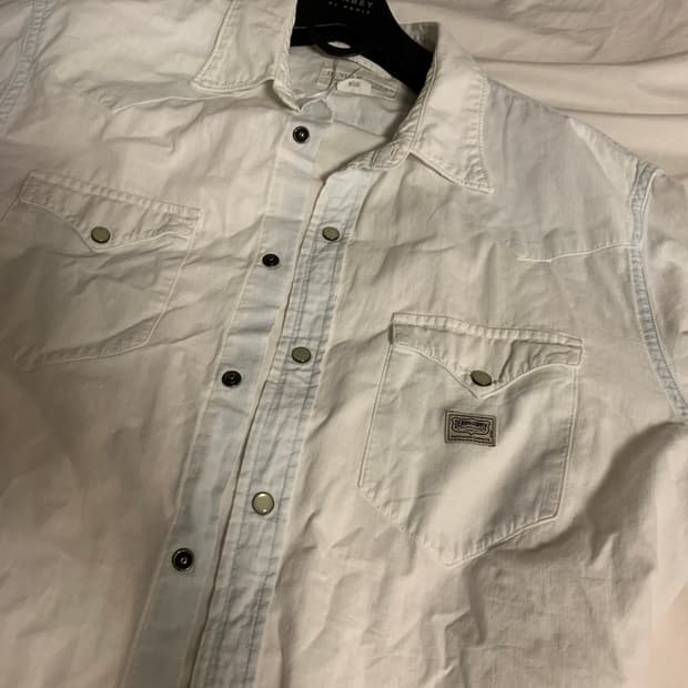 랄프로렌 denim&supply 화이트데님셔츠